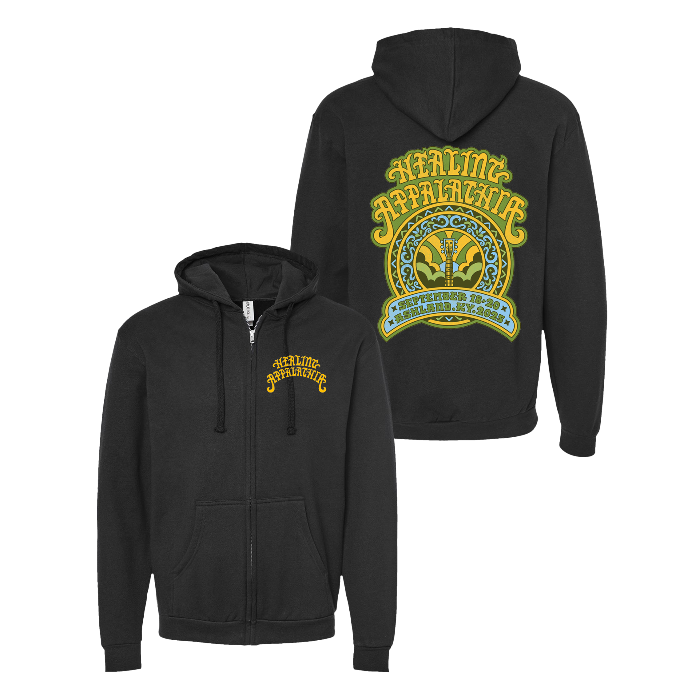 Healing Appalachia 2025 Event Zip Hoodie