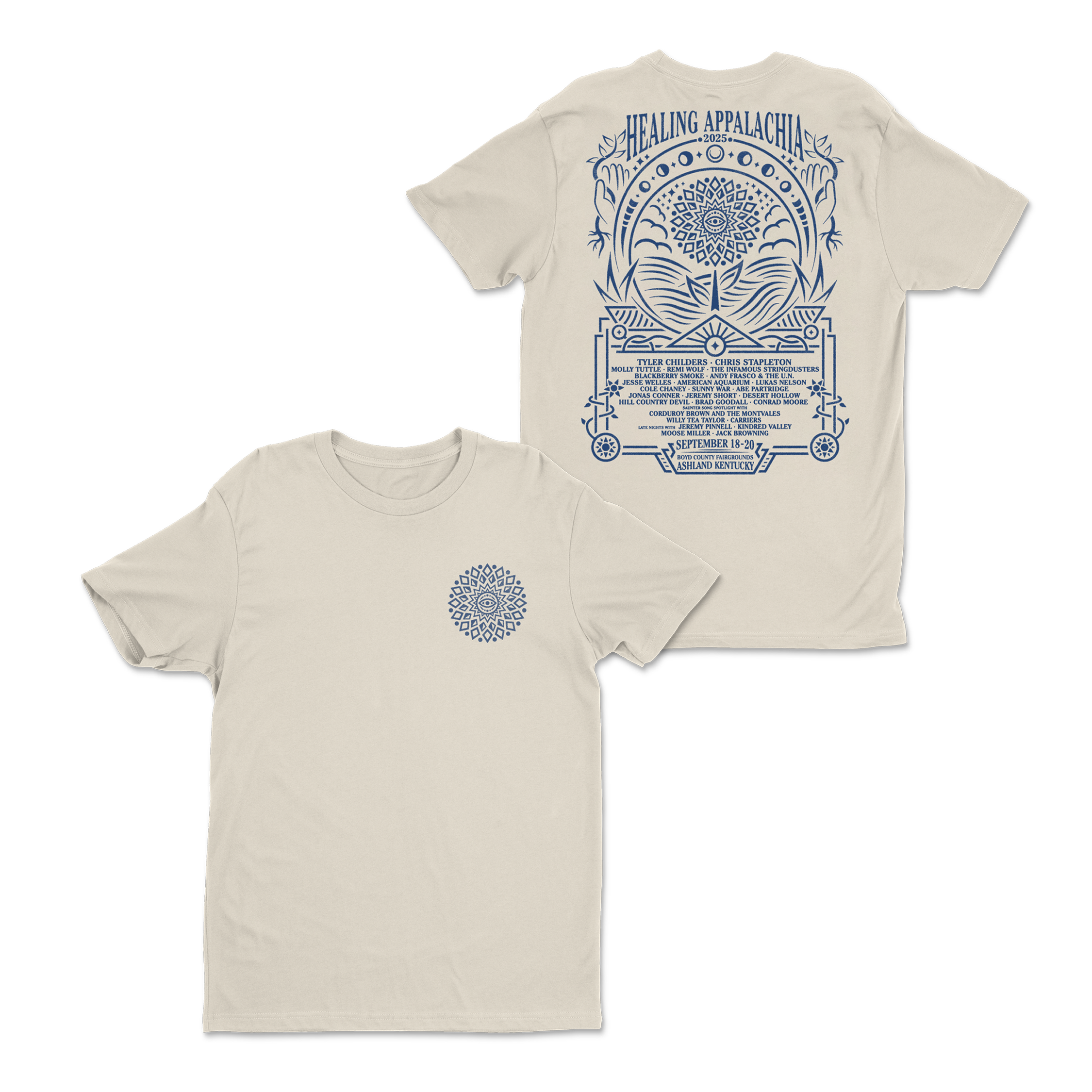 Healing Appalachia 2025 Cream Event T-Shirt