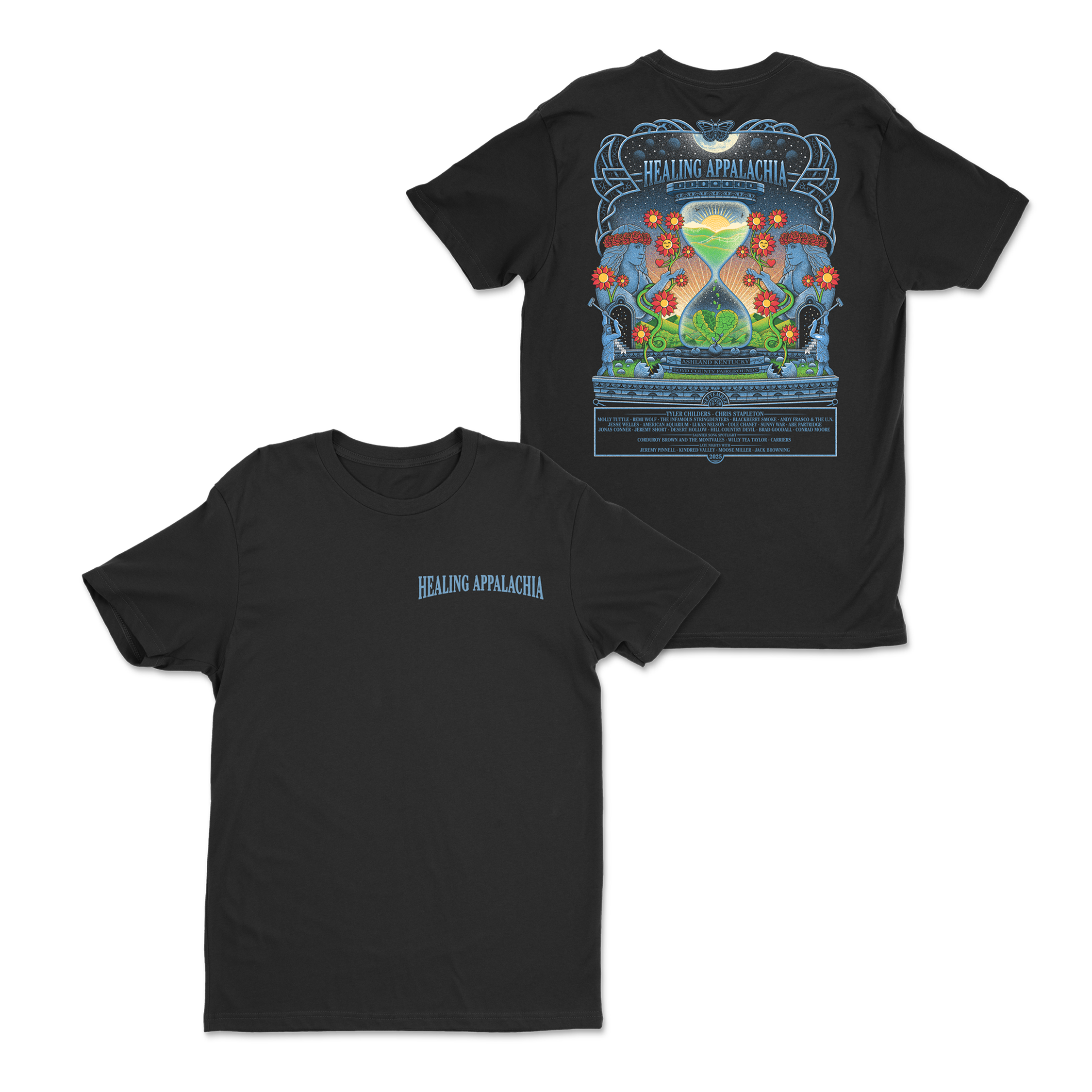Healing Appalachia 2025 Hourglass Event T-Shirt
