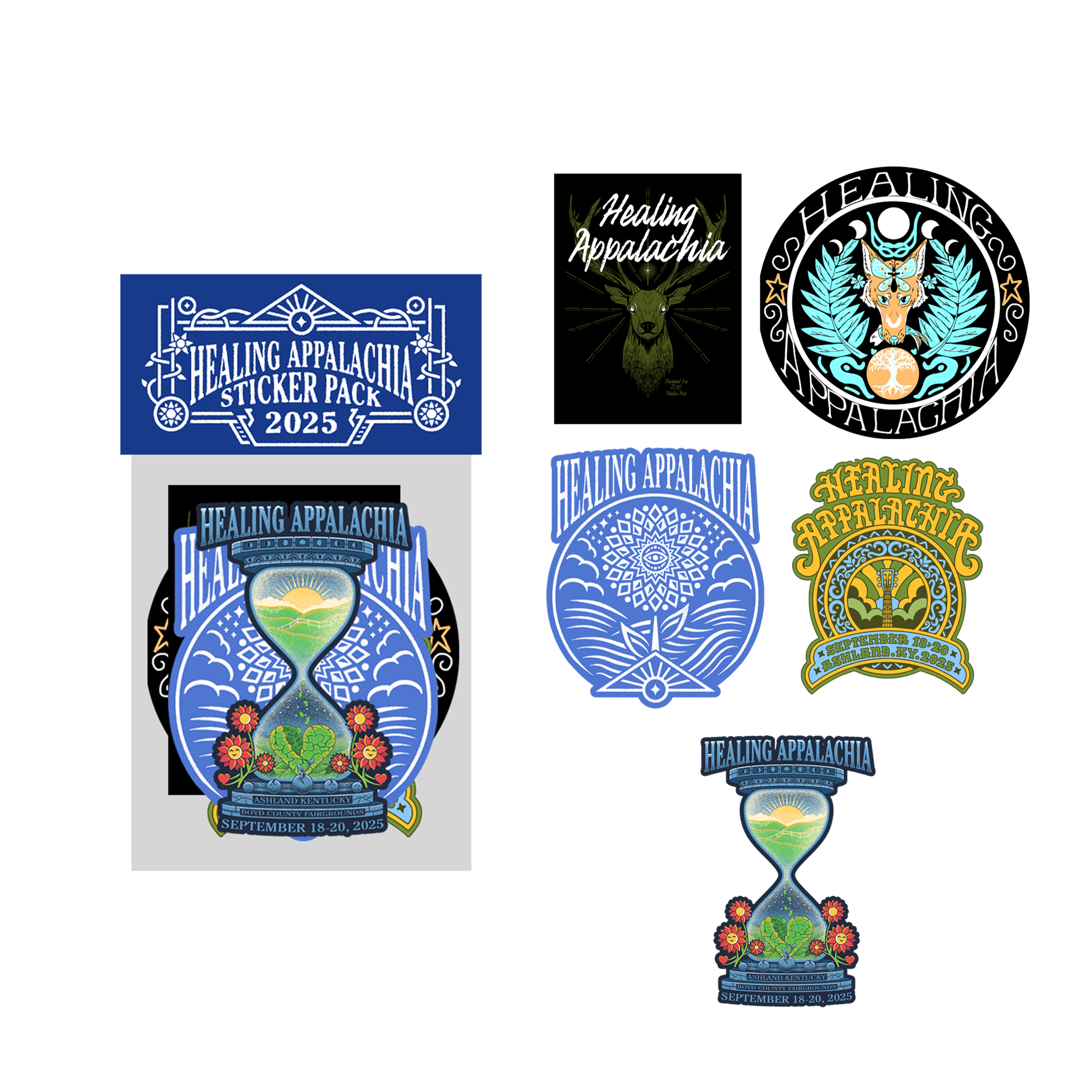 Healing Appalachia 2025 Sticker Pack