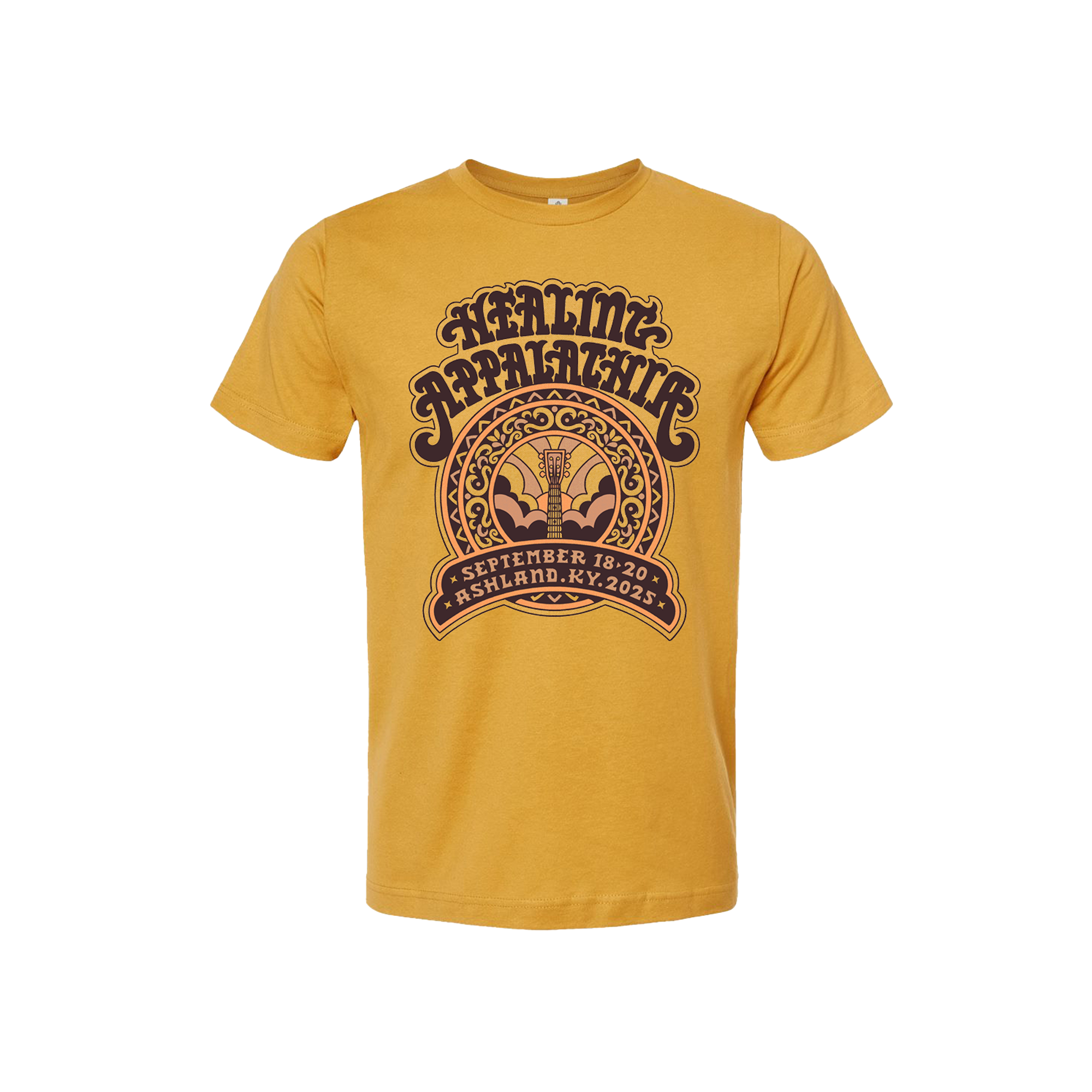 Healing Appalachia 2025 Yellow Event T-Shirt